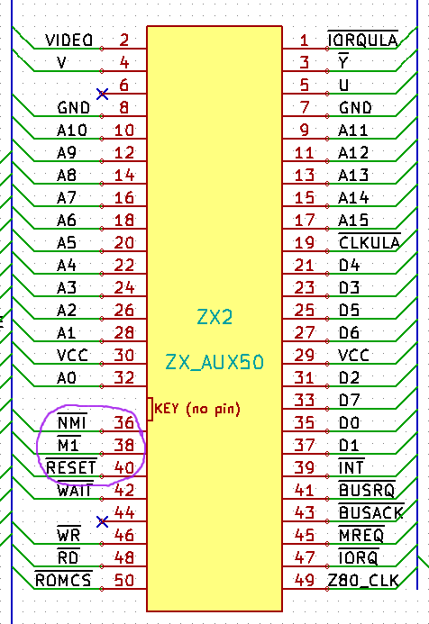 ZX_AUX50 connector schematics